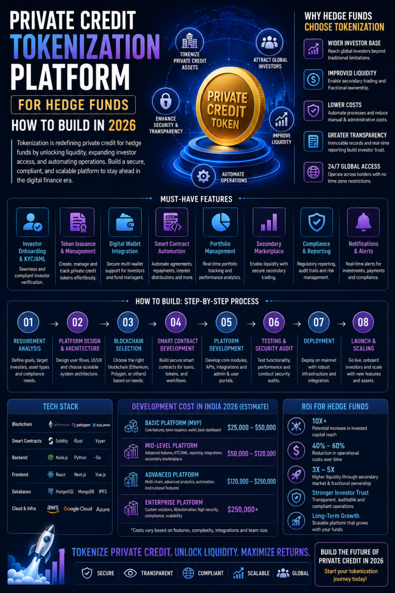 Private Credit Tokenization Platform for Hedge Funds — How to Build in 2026
